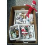CARTON WITH VARIOUS MINIATURE TEA SETS & OTHER CHINAWARE