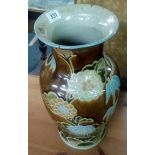 LARGE ART NOUVEAU POTTERY VASE (A/F)