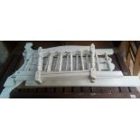 WHITE FLAT PACKED CHILD'S COT
