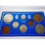 A George V 8 coin set - 1935