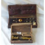 A proof set from Loftus, 321 Oxford Street, and a child's microscope