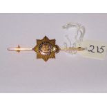 A Devonshire Reg brooch in 9ct - 4gms