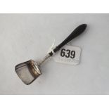 Another Georgian caddy spoon with shovel-shaped bowl - B'ham 1811 by C&B