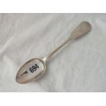 A William IV Exeter dessert spoon - 1836 by WR STONE - 35 gms