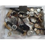 A quantity of assorted gents & ladies wrist watches