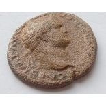Roman. Titus Caesar copper AS. COS VI (77-78 AD) S.2478 VAR