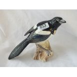 A beswick figure of a magpie