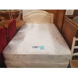 SILENTNIGHT JUNIPER DOUBLE BED, MATTRESS & HEADBOARD