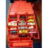 QTY OF MICRO MACHINES MINIATURES & MICRO MACHINES SUPER CITY TOOL BOX, ACTION PLAY SET NOT KNOW IF