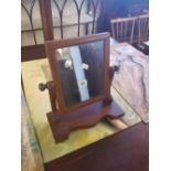 MAHOGANY TOILET SWING MIRROR