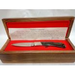 1 BOXED LIMITED EDITION CHAMPION SPARK PLUG 90TH ANNIVERSARY COMMEMORATIVE KNIFE