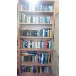 6 SHELVES OF HARDBACK BOOKS, NOVELS & FACTUAL