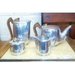 PICQUOT WARE TEAS SERVICE WITH MATCHING TRAY