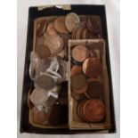 TUB OF COPPER & NICKEL ENGLISH COINAGE