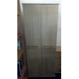 MELAMINE BEDROOM SUIT COMPRISING : DOUBLE HANGING WARDROBE, CHEST OF 6 DRAWERS & CHEST OF 3 DRAWERS