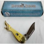 ROUGH RIDER OLD YELLOW SMALL SIZE PEN KNIFE