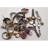 A BAG OF WATCHES