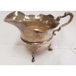 A SILVER MILK JUG - CHESTER 1913