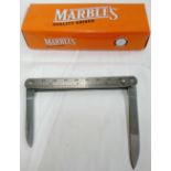 MARBLES HANDYMAN'S HELPER 2 STAINLESS STEEL POCKET KNIFE