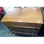 RETRO UNIFLEX CHEST OF 4 LONG DRAWERS 2FT 7'' W