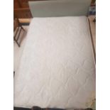 FINE QUALITY CLASSIC DOUBLE SPRUNG BED & MATTRESS WITH HEADBOARD