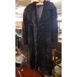 VINTAGE BEAVER FUR COAT