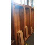 TALL PINE 6 SHELVED BOOKCASE / SHOP DISPLAY UNIT