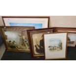 QTY OF F/G PICTURES INCL: SIGNED PRINTS BY KENNETH ANSELL & DOUGLAS E WEST