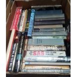 CARTON OF MILITARY BOOKS INCL: SUBMARINES AT WAR & THE SAS