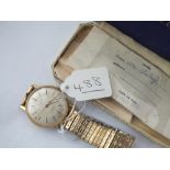 A gents COURT wrist watch by SERVICES in fitted box & papers