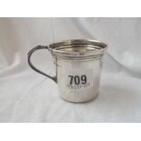 An art deco christening mug - B'ham 1946 - 49gms