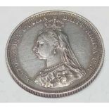 Victorian shilling 1887