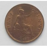 Halfpenny 1932. Lustre. Good EF