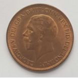 Penny 1935. Good lustre. Good EF