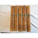 SMOLLETT, T. The History of England 5 vols. 1812, London, 8vo cont. fl. gt. dec. cf