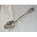 A Georgian fiddle pattern basting spoon - 1832 by JB - 150gms