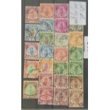 MALAYA/PERAK: SG128-48 (1950-56). Set used. Incl all colours (25). Good to fine. Cat. £68