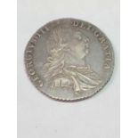 Shilling 1787. Better grade