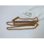 A 15ct gold neck chain - 4.7gms