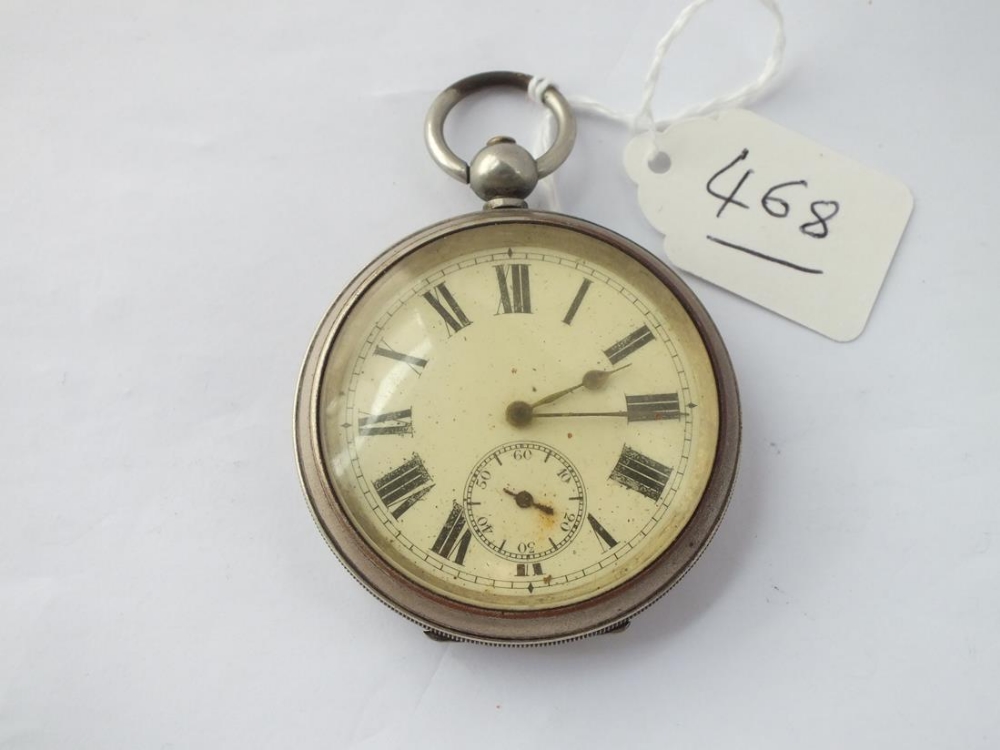 A gents pocket watch with seconds dial