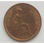 Halfpenny 1926. Lustre. Good EF