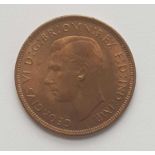 Penny 1937. Lustre. Good EF