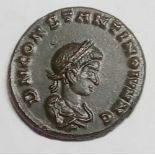 Roman Constantine II Caesar billon centenionalis. 320AD. S1728 with lustre