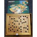 VINTAGE LABYRINTH GAME IN BOX & A WINDSOR & NEWTON OIL COLOUR OUTFIT NO.4
