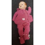 GERMAN DOLL IN PINK TXT