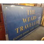 LARGE PUB SIGN ''THE WEARY TRAVELLER''