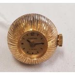 GILT METAL BALL PENDANT WATCH