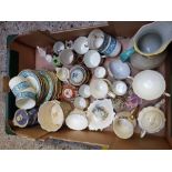 CARTON WITH MIXED CHINAWARE - SOME PIECES A/F