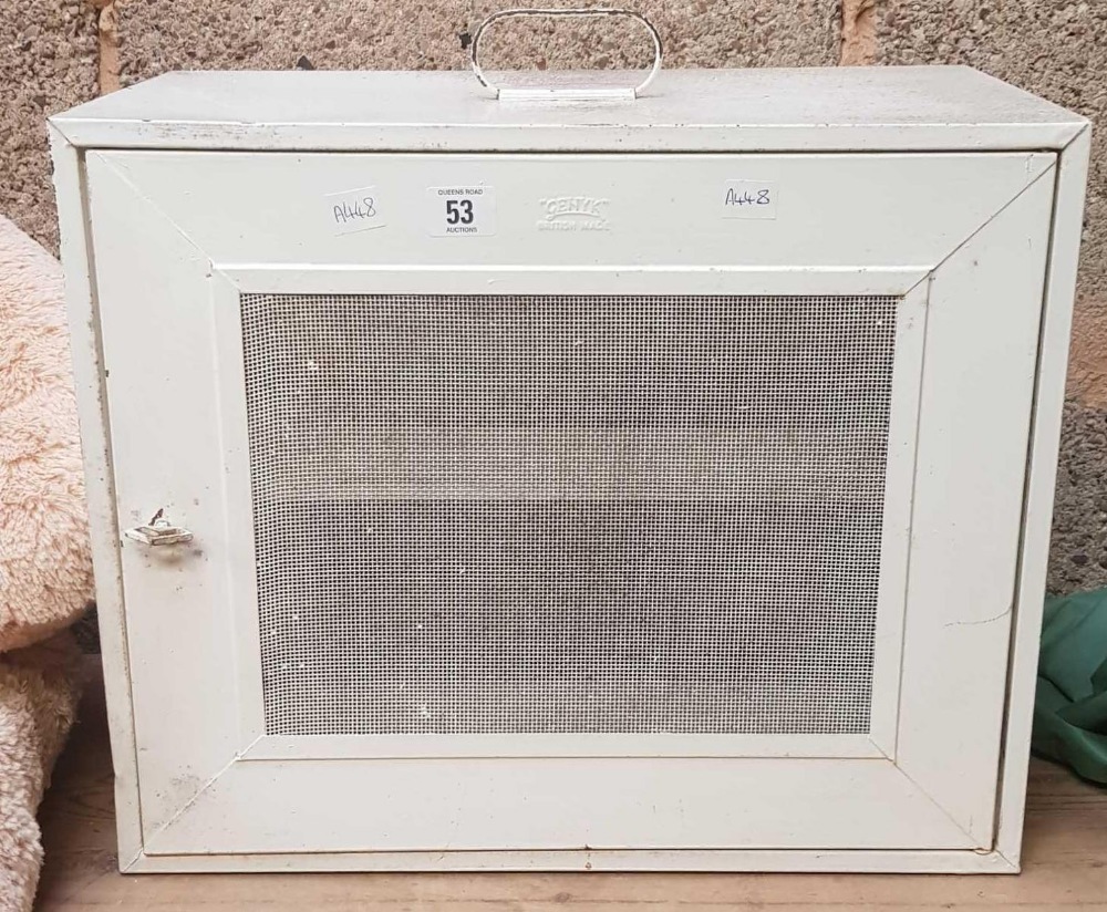 METAL WHITE PAINTED VINTAGE FOOD SAFE BY GENYK