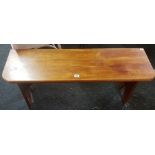 MAHOGANY BENCH